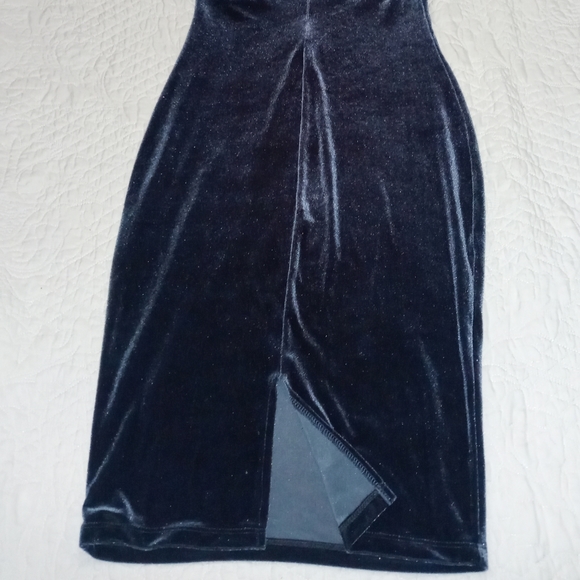 WINDSOR WOMEN'S SLEEVELESS VELVET DRESS SIZE LARGE - Picture 5 of 15